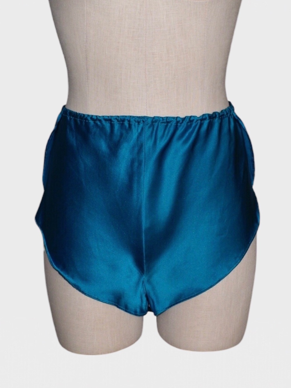 Victorias Secret Vintage 80s Silk Satin Sleep Shorts Pajama Bottoms Gold Label